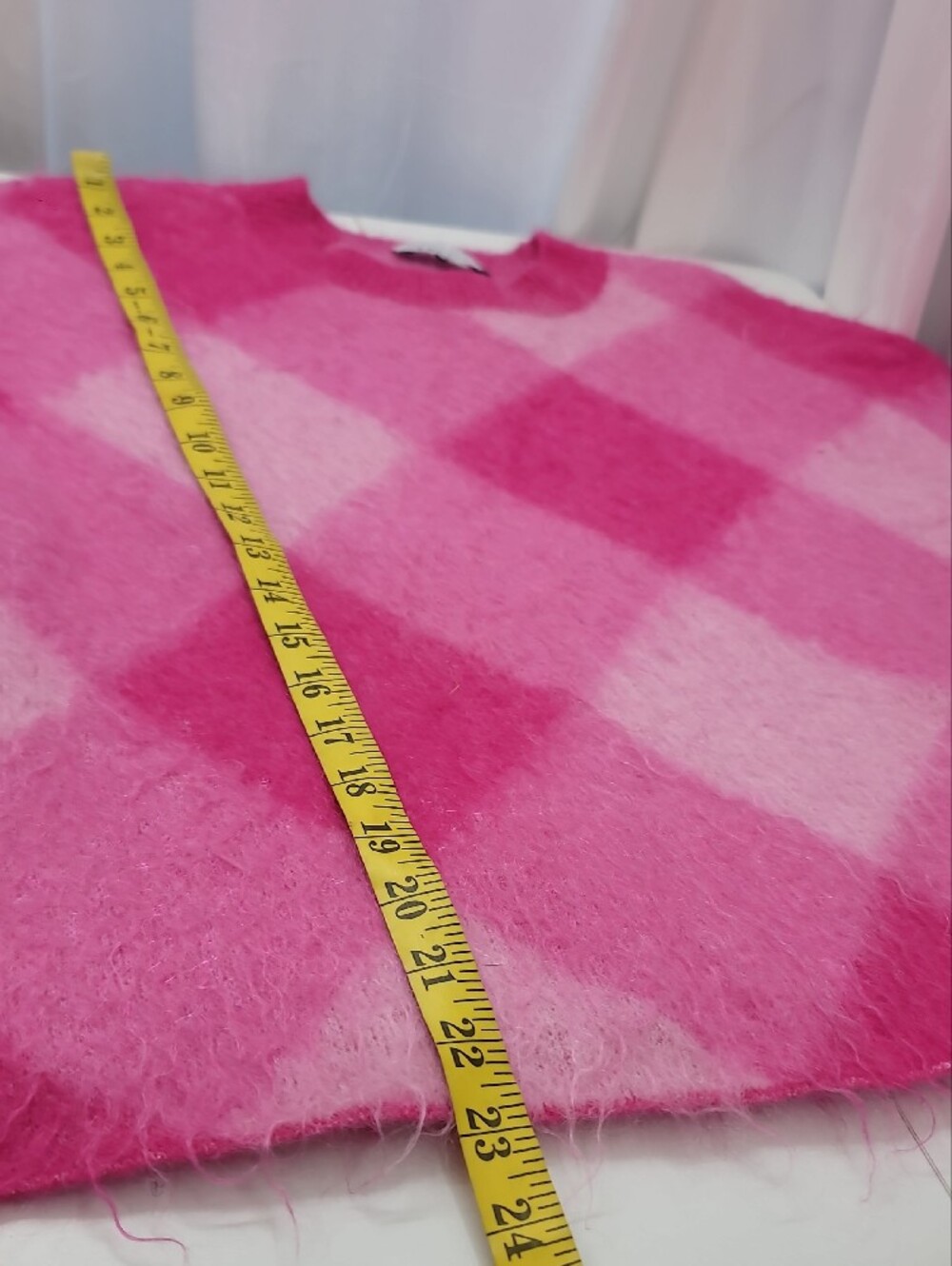 Other Stories Diagonal Plaid Mohair Blend Size M - Picture 7 of 12